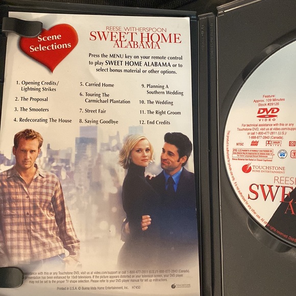 Touchstone Pictures “Sweet home Alabama” DVD used - Picture 4 of 5